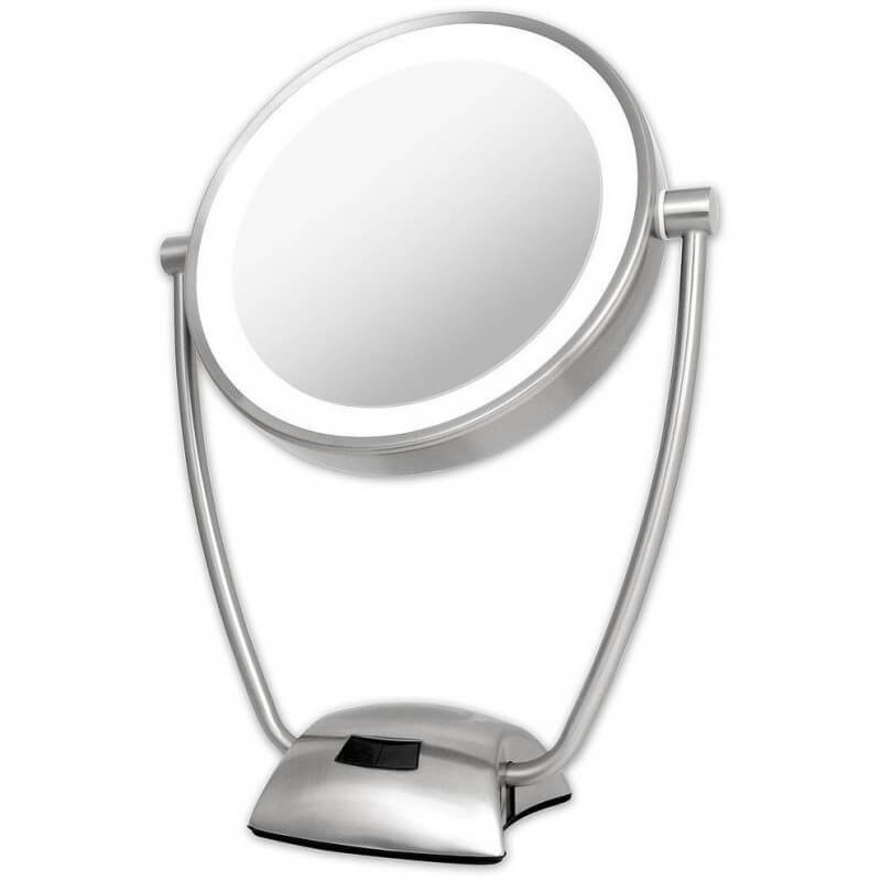 Miroir 2 faces Auto Eclairant