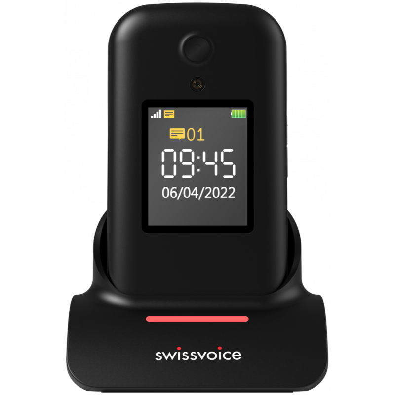 Téléphone portable pour personnes âgées Swiss Voice Voice S28 2,8  Bluetooth WiFi - Cdiscount Téléphonie