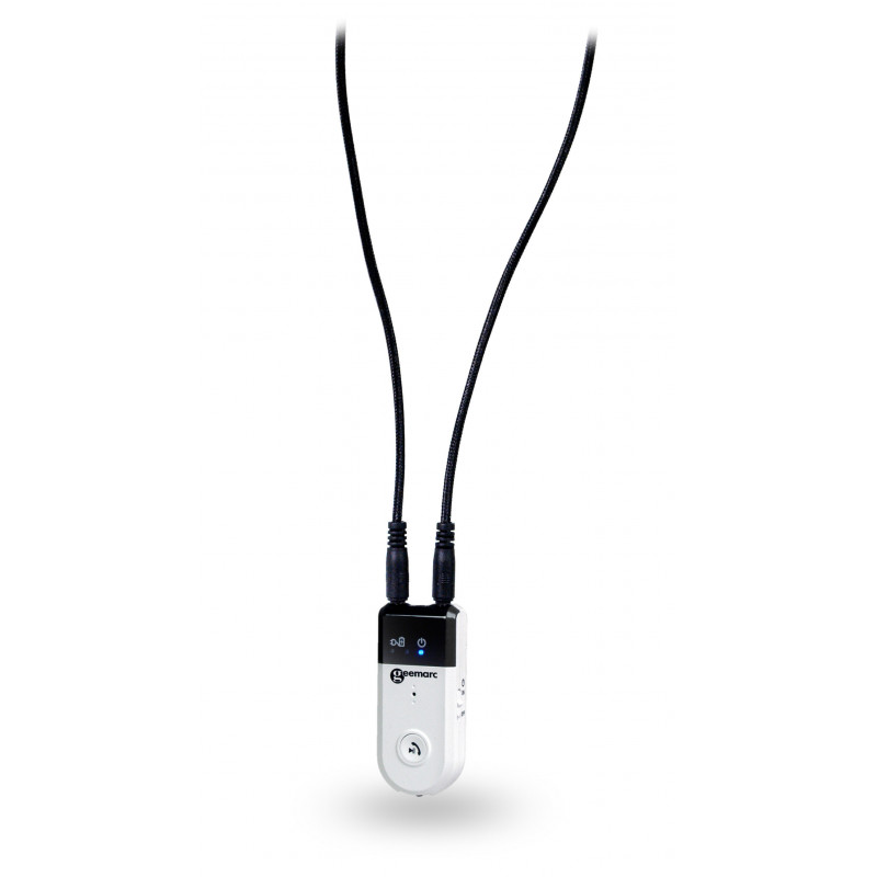 pack amplifictaur audio bluetooth ibt10 + collier magnétique