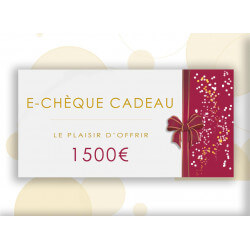 Chèque cadeau 1500€